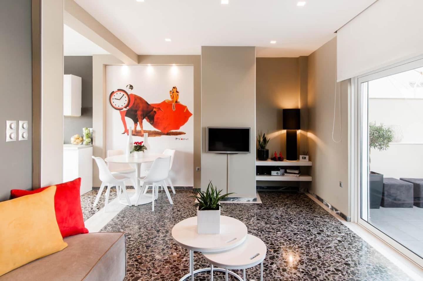 Ma Maison Nο 1, Penthouse, Acropolis And Lycabettus View, Ultra High Speed Internet 300 Mbps, 15' To Acropolis By Metro, 1' From Metro Station Athena Bagian luar foto