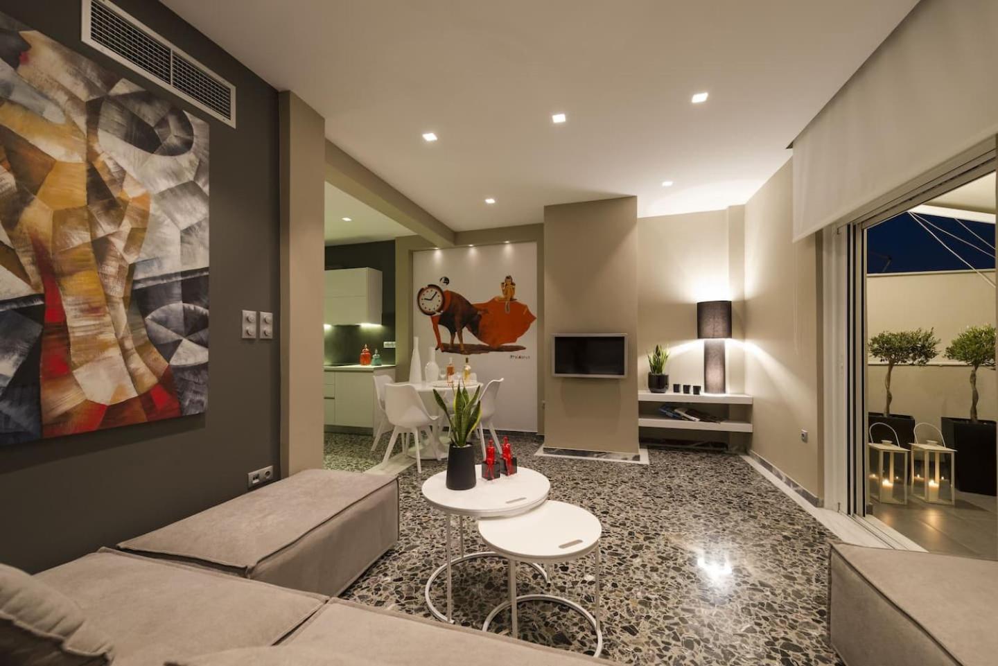 Ma Maison Nο 1, Penthouse, Acropolis And Lycabettus View, Ultra High Speed Internet 300 Mbps, 15' To Acropolis By Metro, 1' From Metro Station Athena Bagian luar foto